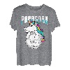 Bodybuilding Papa Papacorn Einhorn Sport Papa T-Shirt