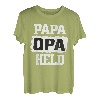 Papa Opa Held Vater Großvater T-Shirt