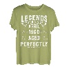 63. Geburtstag, Vintage-Stil, für Männer, Mann, Legenden, geboren im Jahr 1960 T-Shirt