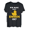 Enten tshirt, Ich mag Enten, Gelbe Ente Rubber Ducky T-Shirt T-Shirt