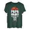 Herren PAPA GRILLIERT AM BESTEN T-Shirt Grillen Geschenk Grill BBQ T-Shirt