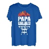 Herren PAPA GRILLIERT AM BESTEN T-Shirt Grillen Geschenk Grill BBQ T-Shirt