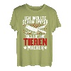 Ich Wollte Schon Immer Was Mit Tieren Machen Metzger T-Shirt