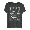 Herren Installateur TShirt Lustig Spruch Beruf Baustelle Hinweise T-Shirt