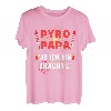 Herren Böller Feuerwerk Silvester Neujahr Papa Pyro T-Shirt