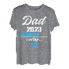 Papa Loading 2023 Papa werden Baby Geburt Papa Werdender Papa T-Shirt