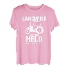 Cooles Bauer Traktor Landwirt Nur Ein Held Fährt Aufs Feld T-Shirt