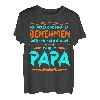 Spruch Ich Versuche Mich Zu Benehmen Papa Vater Sohn Tochter T-Shirt