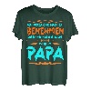 Spruch Ich Versuche Mich Zu Benehmen Papa Vater Sohn Tochter T-Shirt