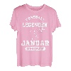 Fussball Spieler Legende Januar Geburtstagsshirt Junge T-Shirt