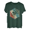 Retro-Kraken-Seemonster-Tentakel Surfing-Tauchen T-Shirt