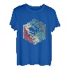 Retro-Kraken-Seemonster-Tentakel Surfing-Tauchen T-Shirt