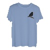 Amsel Vogel Singvogel Vogelfreund Ornithologe Biologe T-Shirt