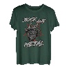 Bock Auf Metal Heavy Metaller Pommesgabel Festival Geschenk T-Shirt
