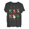 Dabbing Santa Elf Friends Weihnachten Jungen Mädchen Herren Xmas Dab T-Shirt