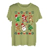 Dabbing Santa Elf Friends Weihnachten Jungen Mädchen Herren Xmas Dab T-Shirt