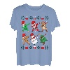 Dabbing Santa Elf Friends Weihnachten Jungen Mädchen Herren Xmas Dab T-Shirt