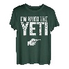 I'm With The Yeti T-Shirt passendes Yeti Kostüm T-Shirt