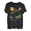 Deerhound Rentier Weihnachten Santa reiten Hunde Geschenk T-Shirt