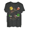 Deerhound Rentier Weihnachten Santa reiten Hunde Geschenk T-Shirt
