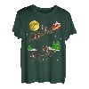 Deerhound Rentier Weihnachten Santa reiten Hunde Geschenk T-Shirt