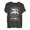 Vatertagsgeschenk Sprüche Vater Sohn Tochter Opa Männertag T-Shirt