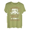 Vatertagsgeschenk Sprüche Vater Sohn Tochter Opa Männertag T-Shirt