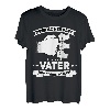Herren Papa hoch 3 Vatertag Dad hoch 3 Nachwuchs Dreifacher Papa T-Shirt