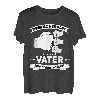 Herren Papa hoch 3 Vatertag Dad hoch 3 Nachwuchs Dreifacher Papa T-Shirt