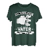 Herren Papa hoch 3 Vatertag Dad hoch 3 Nachwuchs Dreifacher Papa T-Shirt