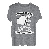 Herren Papa hoch 3 Vatertag Dad hoch 3 Nachwuchs Dreifacher Papa T-Shirt