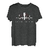Fluglotse Fluglotsin Herzschlag Flugverkehrsleiter Geschenk T-Shirt