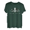 Fluglotse Fluglotsin Herzschlag Flugverkehrsleiter Geschenk T-Shirt