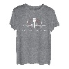 Fluglotse Fluglotsin Herzschlag Flugverkehrsleiter Geschenk T-Shirt