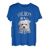 Herren Beste Maltese Papa Aller Malteser Hund Geschenk Vintage T-Shirt