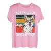 Herren Best Corgi Dad Ever Bester Hunde Papa Vatertag T-Shirt