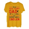 Herren Ich bin ein Feldhockey-Vater wie ein normaler Vater, außer viel cooler T-Shirt