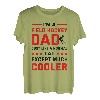 Herren Ich bin ein Feldhockey-Vater wie ein normaler Vater, außer viel cooler T-Shirt