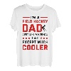 Herren Ich bin ein Feldhockey-Vater wie ein normaler Vater, außer viel cooler T-Shirt