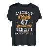 August 1975 Lustige Geschenke Zum 47 Geburtstag Mann Frau T-Shirt