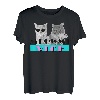 Kätzchen meowmi Schraubstock 80s Miami Funny T shirt - Katzenliebhaber Geschenk