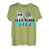 Kätzchen meowmi Schraubstock 80s Miami Funny T shirt - Katzenliebhaber Geschenk