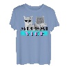 Kätzchen meowmi Schraubstock 80s Miami Funny T shirt - Katzenliebhaber Geschenk