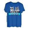 Kätzchen meowmi Schraubstock 80s Miami Funny T shirt - Katzenliebhaber Geschenk