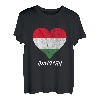 Ungarn Ungare Herz Ungarische Wurzeln Touristen Souvenir T-Shirt
