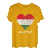 Ungarn Ungare Herz Ungarische Wurzeln Touristen Souvenir T-Shirt