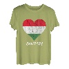 Ungarn Ungare Herz Ungarische Wurzeln Touristen Souvenir T-Shirt