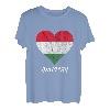 Ungarn Ungare Herz Ungarische Wurzeln Touristen Souvenir T-Shirt