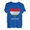 Ungarn Ungare Herz Ungarische Wurzeln Touristen Souvenir T-Shirt