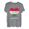 Ungarn Ungare Herz Ungarische Wurzeln Touristen Souvenir T-Shirt